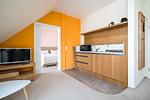 Wohnzimmer - Ferienappartement Nebelzauber 4 mit Sauna - Top-Hundeurlaub