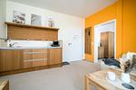 Küche / Küchenzeile - Ferienappartement Abendsonne 3 mit Sauna - Top-Hundeurlaub