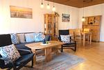 Wohnzimmer - Ferienwohnung Ebbe - Top-Hundeurlaub