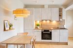 Ferienwohnung Salz/Haus Queller in Wittdün/Amrum   Offene Küche mit Esstisch - Salz - Das Queller - Top-Hundeurlaub