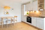 Ferienwohnung Salz/Haus Queller in Wittdün/Amrum   Offene Küche und Esstisch - Salz - Das Queller - Top-Hundeurlaub