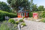 Garten - Ferienhaus Boddenperle in Glowe - Top-Hundeurlaub
