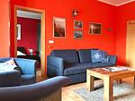 Wohnzimmer - Villa Daheim - Ferienwohnung "Kajüte 12" - Top-Hundeurlaub