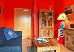 Wohnzimmer - Villa Daheim - Ferienwohnung "Kajüte 12" - Top-Hundeurlaub
