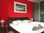 Schlafzimmer - Villa Daheim - Ferienwohnung "Kajüte 12" - Top-Hundeurlaub