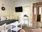 Wohnzimmer - Bungalow 68 Glowe - Top-Hundeurlaub