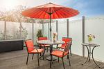Terrasse - Ferienhaus Janina mit Kamin und Sonnenterrasse - Top-Hundeurlaub