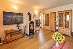 Wohnzimmer - Ferienhaus Janina mit Kamin und Sonnenterrasse - Top-Hundeurlaub