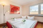 Schlafzimmer - Ferienhaus Janina mit Kamin und Sonnenterrasse - Top-Hundeurlaub