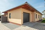 Fassade / Eingang - Ferienhaus Janina mit Kamin und Sonnenterrasse - Top-Hundeurlaub