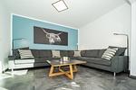 Wohnzimmer - Auszeithaus Wybelsum - Top-Hundeurlaub