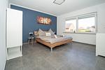 Schlafzimmer - Auszeithaus Wybelsum - Top-Hundeurlaub