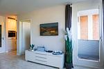Wohnzimmer - Wattenblick 50-13 - Top-Hundeurlaub