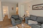 Wohnzimmer - Haus List Wanderdüne - Top-Hundeurlaub
