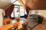 Wohnzimmer mit Balkon - Appartement - Top-Hundeurlaub