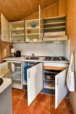 Küche / Küchenzeile - Ferienhaus Typ A - Top-Hundeurlaub