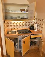 Küche / Küchenzeile - Appartement - Top-Hundeurlaub