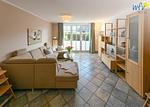 Wohnzimmer - Ferienhaus Inselrose - Top-Hundeurlaub