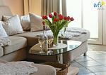 Wohnzimmer - Ferienhaus Inselrose - Top-Hundeurlaub