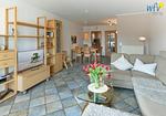 Wohnzimmer - Ferienhaus Inselrose - Top-Hundeurlaub