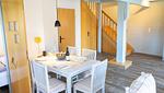 Essbereich - Deichblick Ferienwohnung im Landlust Osterwarf - Top-Hundeurlaub