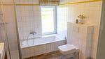 Badezimmer - Deichblick Ferienwohnung im Landlust Osterwarf - Top-Hundeurlaub