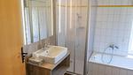 Badezimmer - Deichblick Ferienwohnung im Landlust Osterwarf - Top-Hundeurlaub