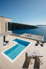 Villas Plava Voda A+B mit Pool direkt am Meer, Alleinlage - Top-Hundeurlaub