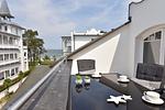 Meerblick - Ferienwohnung Strandnest in der Villa Gudrun Binz - Top-Hundeurlaub
