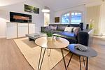 Wohnzimmer - Ferienwohnung Strandnest in der Villa Gudrun Binz - Top-Hundeurlaub