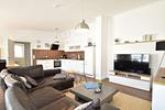 Wohnzimmer - Ferienwohnung Strandnest in der Villa Gudrun Binz - Top-Hundeurlaub