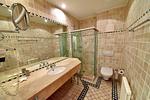 Badezimmer - Ferienwohnung Strandnest in der Villa Gudrun Binz - Top-Hundeurlaub