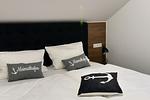 Schlafzimmer - Ferienwohnung Strandnest in der Villa Gudrun Binz - Top-Hundeurlaub