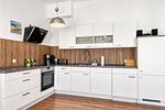 Küche / Küchenzeile - Ferienwohnung Strandnest in der Villa Gudrun Binz - Top-Hundeurlaub