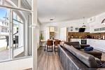 Wohnzimmer - Ferienwohnung Strandnest in der Villa Gudrun Binz - Top-Hundeurlaub