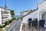 Terrasse - Ferienwohnung Strandnest in der Villa Gudrun Binz - Top-Hundeurlaub
