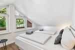 Schlafzimmer - Ferienwohnung Strandnest in der Villa Gudrun Binz - Top-Hundeurlaub