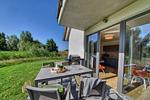 Terrasse - Ferienwohnung Haubentaucher 25 im Wreecher Idyll Rügen - Top-Hundeurlaub