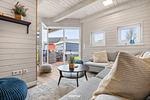 Wohnzimmer - Ferienhaus "Bernsteinblau" Schönberg - Holm - Top-Hundeurlaub