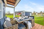 Terrasse - Ferienhaus "Bernsteinblau" Schönberg - Holm - Top-Hundeurlaub