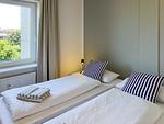 Schlafzimmer - Ferienwohnung "Lütj Seeröver" - Top-Hundeurlaub