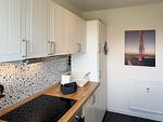 Küche / Küchenzeile - Ferienwohnung "Lütj Seeröver" - Top-Hundeurlaub