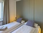 Schlafzimmer - Ferienwohnung "Lütj Seeröver" - Top-Hundeurlaub
