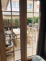 Gartenblick - Bogenhuus unten - Top-Hundeurlaub