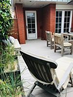 Terrasse - Bogenhuus unten - Top-Hundeurlaub