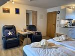 Wohnzimmer - Haus Elfriede, Appartment Oststrand Wohnung 7 - Top-Hundeurlaub