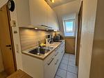 Küche / Küchenzeile - Haus Elfriede, Appartment Oststrand Wohnung 7 - Top-Hundeurlaub