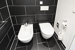 Badezimmer mit Dusche - Resort Deichgraf 27-15 - Top-Hundeurlaub