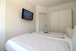 Schlafzimmer - Appartementanlage Zaunkönig Fewo 5 - Top-Hundeurlaub