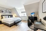 Schlafzimmer - Ferienhaus Käpt'n Karl Keitum / Sylt - Top-Hundeurlaub